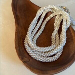 Vintage pearl beaded necklace